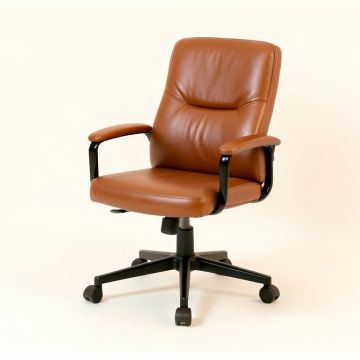 Lobby Office Genuine Leather Task Chair (synthetic illustration; no displayed measurements)
