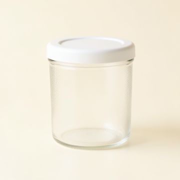 Hill Bend Storage Canister With Lid - White (synthetic illustration; no displayed measurements)
