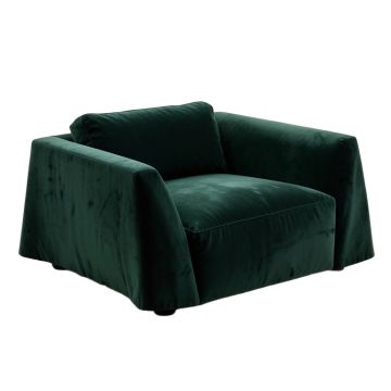 Elissa 74 '' Velvet Flared Arm Settee