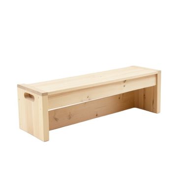 Briar Bend Narrow Outdoor Storage Bench - Beige