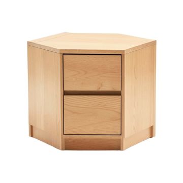 Tekin 2 - Drawer Nightstand In Light Brown