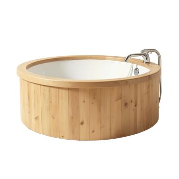 61 '' X 30 '' Freestanding Soaking Bathtub With Faucet