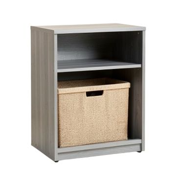Cedar Brook Freestanding Pull-Out Hamper Cabinet - Gray
