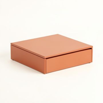 Slate Brook Desktop Monitor Riser - Terracotta (synthetic illustration; no displayed measurements)