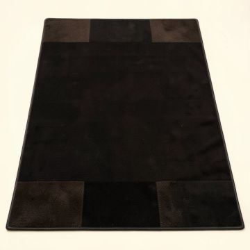 Royal Court 3 Piece Black/Brown Area Rug Set (synthetic illustration; no displayed measurements)