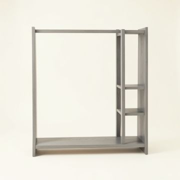 Maple Brook Empty Garment Rack - Gray (synthetic illustration; no displayed measurements)