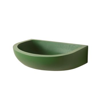 Olive Bend Wall-Mounted Cat Perch - Green