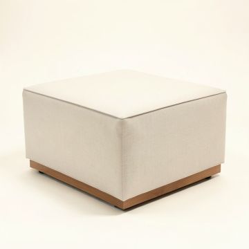 Helvig 16.75 '' Wide Square Footstool Ottoman (synthetic illustration; no displayed measurements)