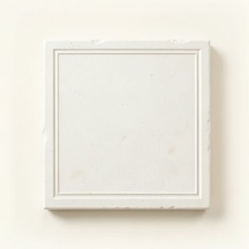 Moss Arc Uninstalled Square Decorative Tile - White (synthetic illustration; no displayed measurements)