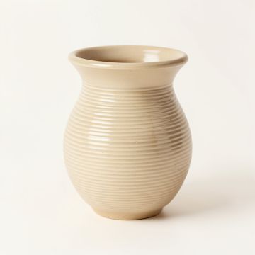 Brook Canyon Empty Decorative Vase - Beige (synthetic illustration; no displayed measurements)
