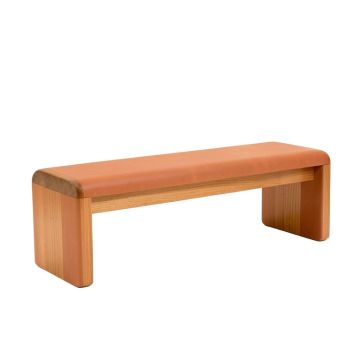 Rowan Bend Indoor Bench - Terracotta (synthetic illustration; no displayed measurements)