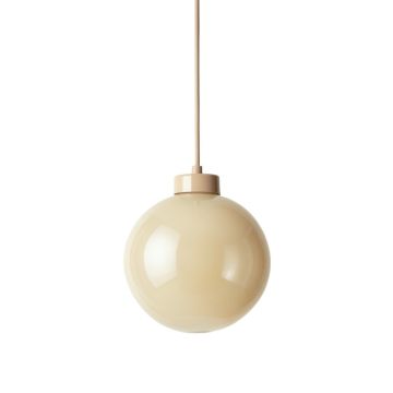 Juniper Crossing Pendant Light Suspended From One Plain Cable - Beige