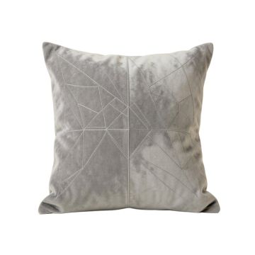 Reed Bluff Filled Accent Pillow - Gray