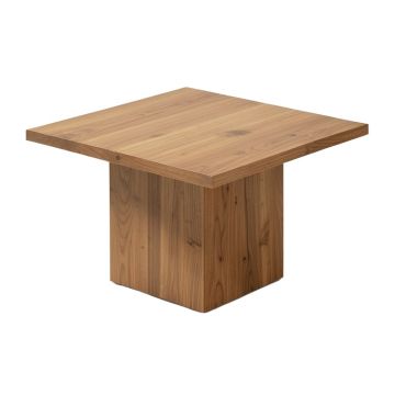 Crowl Solid Wood Block Coffee Table (synthetic illustration; no displayed measurements)