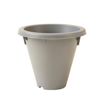 Meadow Branch Empty Railing Planter With Integral Brackets - Gray