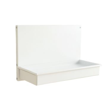 Field Canyon Empty Wall-Mounted Tool Organizer Panel - White