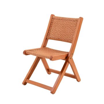 Willow Bluff Folding Outdoor Chair - Terracotta