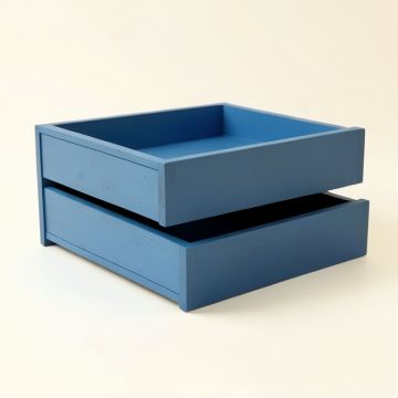 Ash Bridge Under-Desk Drawer Unit - Blue (synthetic illustration; no displayed measurements)