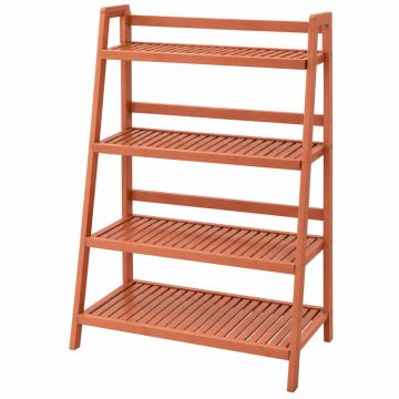Hill Crest Empty Seed-Starting Shelving Unit Without Lights - Terracotta
