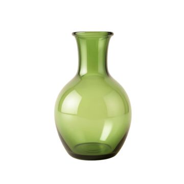 Hazel Branch Empty Decorative Vase - Green