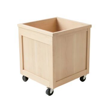 Meadow Dale Empty Rolling Workshop Cart - Beige