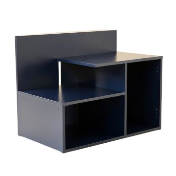 Shore Dale Desktop Shelving Unit - Navy (synthetic illustration; no displayed measurements)