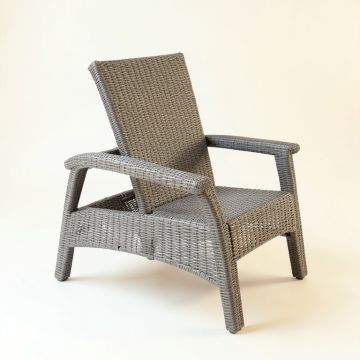 Pine Dale Outdoor Lounge Chair - Gray (synthetic illustration; no displayed measurements)