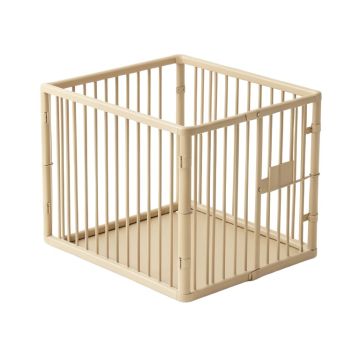 Shore Branch Empty Furniture-Style Pet Crate - Beige