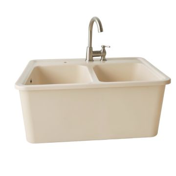 Tailor Smartdivide® 35.5 '' L X 21.25 '' W Double Basin Farmhouse Kitchen Sink