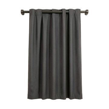 Tamara Industrial Metal Steel Panels Industrial Wall Aluminum Background Futuristic Engineering Print Graphic Print & Text Semi-Sheer Rod Pocket Curtain Panel