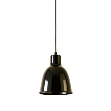 Heath Crossing Pendant Light Suspended From One Plain Cable - Black