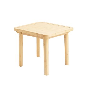 Hazel Bend Compact Balcony Table - Ivory