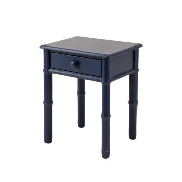 Olive Bend Side Table - Navy