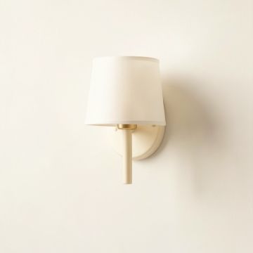 Willow Canyon Wall Sconce Mounted On A Plain Wall - Ivory (synthetic illustration; no displayed measurements)