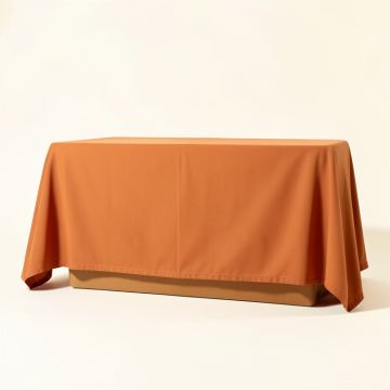 Linden Canyon Flat Bed Sheet - Terracotta (synthetic illustration; no displayed measurements)