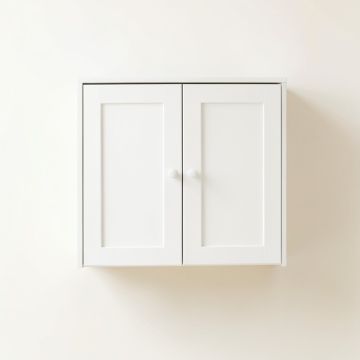 Summit Branch Wall-Mounted Entry Cabinet - White (synthetic illustration; no displayed measurements)