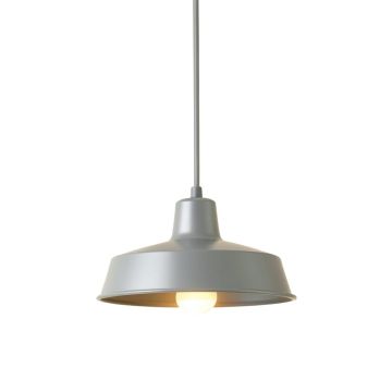 Hazel Brook Pendant Light Suspended From One Plain Cable - Gray