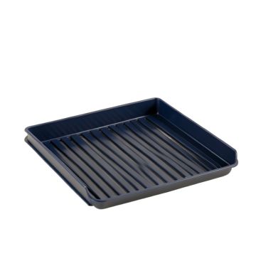 Slate Bend Empty Under-Desk Cable Tray - Navy