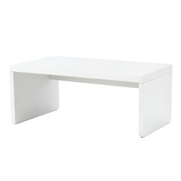 Dawn Bend Desktop Monitor Riser - White