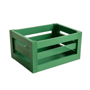Pine Brook Empty Furniture-Style Pet Crate - Green