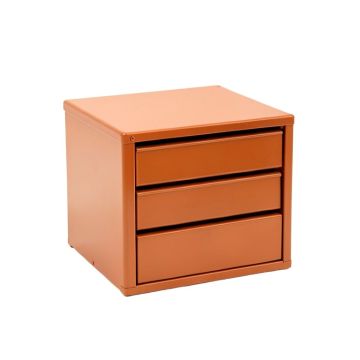 Field Dale Small-Parts Storage Drawer Cabinet - Terracotta