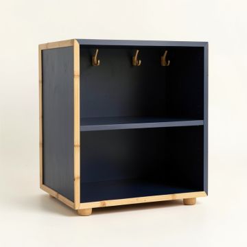 Fern Bluff Empty Mug-Storage Cabinet Insert - Navy (synthetic illustration; no displayed measurements)