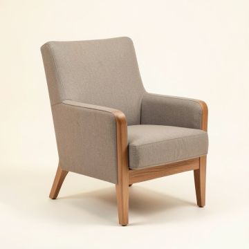 Aoting 26.5 '' Wide Polyester Wingback Chair (synthetic illustration; no displayed measurements)