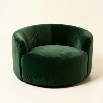 Loganton 57.8 '' Velvet Round Arm Loveseat (synthetic illustration; no displayed measurements)