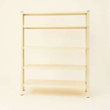Laurel Brook Empty Seed-Starting Shelving Unit Without Lights - Ivory (synthetic illustration; no displayed measurements)