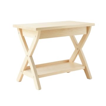 Willow Crest Side Table - Ivory