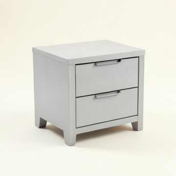 Menges 2 - Drawer Nightstand In Light Gray (synthetic illustration; no displayed measurements)