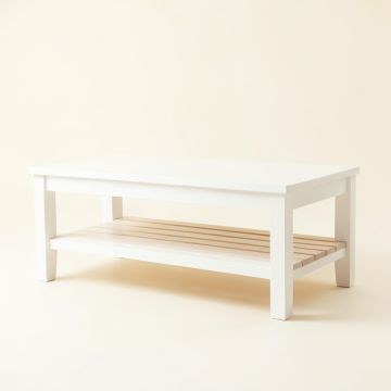 Heath Dell Coffee Table - White (synthetic illustration; no displayed measurements)