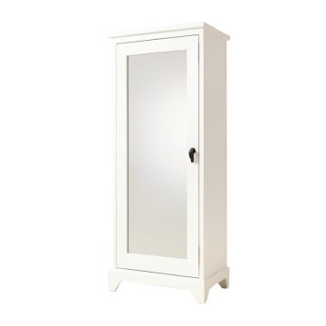 Yaqub Over The Door Jewelry Armoire With Mirror