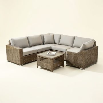 Menifee 9 Piece Sectional Seating Group With Cushions (synthetic illustration; no displayed measurements)